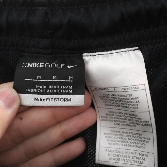 Nike Golf Black Wind Breaker Pants Sz M - Picture 8 of 12